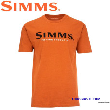 Футболка Simms Logo T-Shirt Adobe Heather размер S